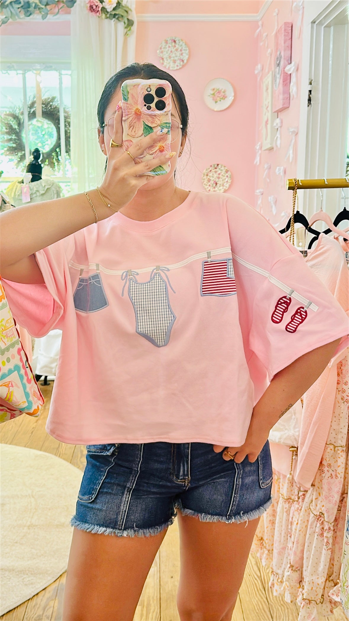 Americana Graphic Detail Top