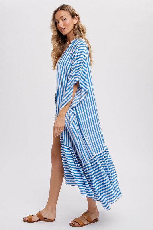 Stripe Maxi Duster