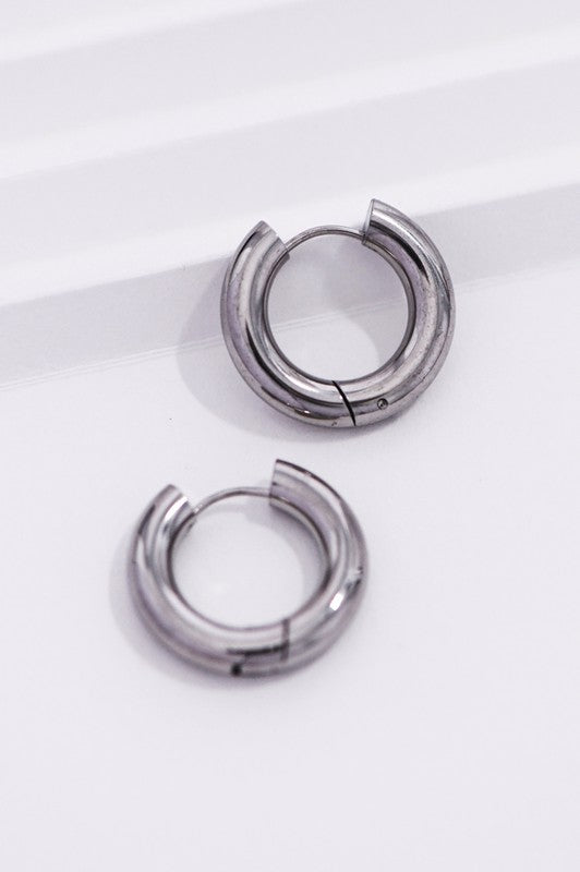 Basic Silver Hoops