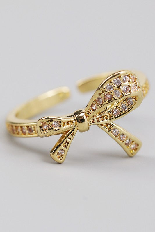Sparkle Bow Ring