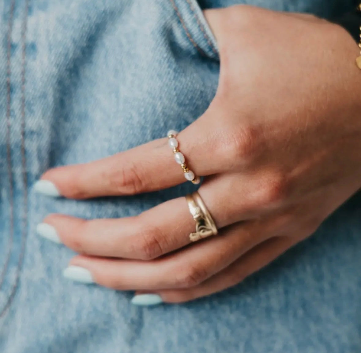 Delightful Pearl Ring