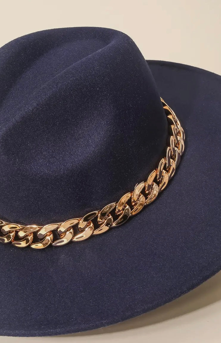 Chain Link Western Hat