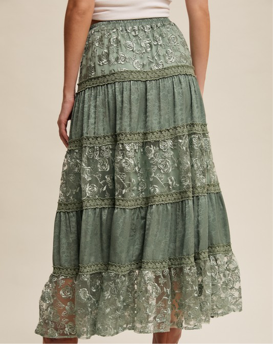 Lace Maxi Skirt