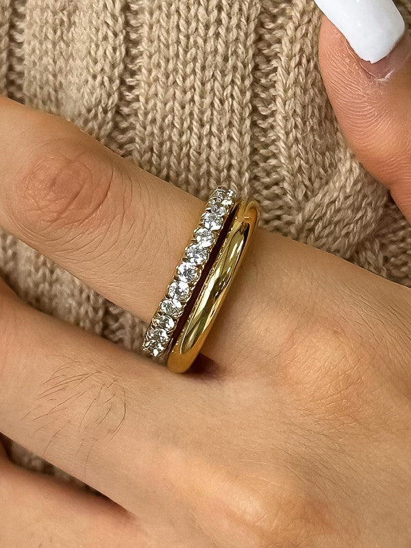 Double Hoop Ring