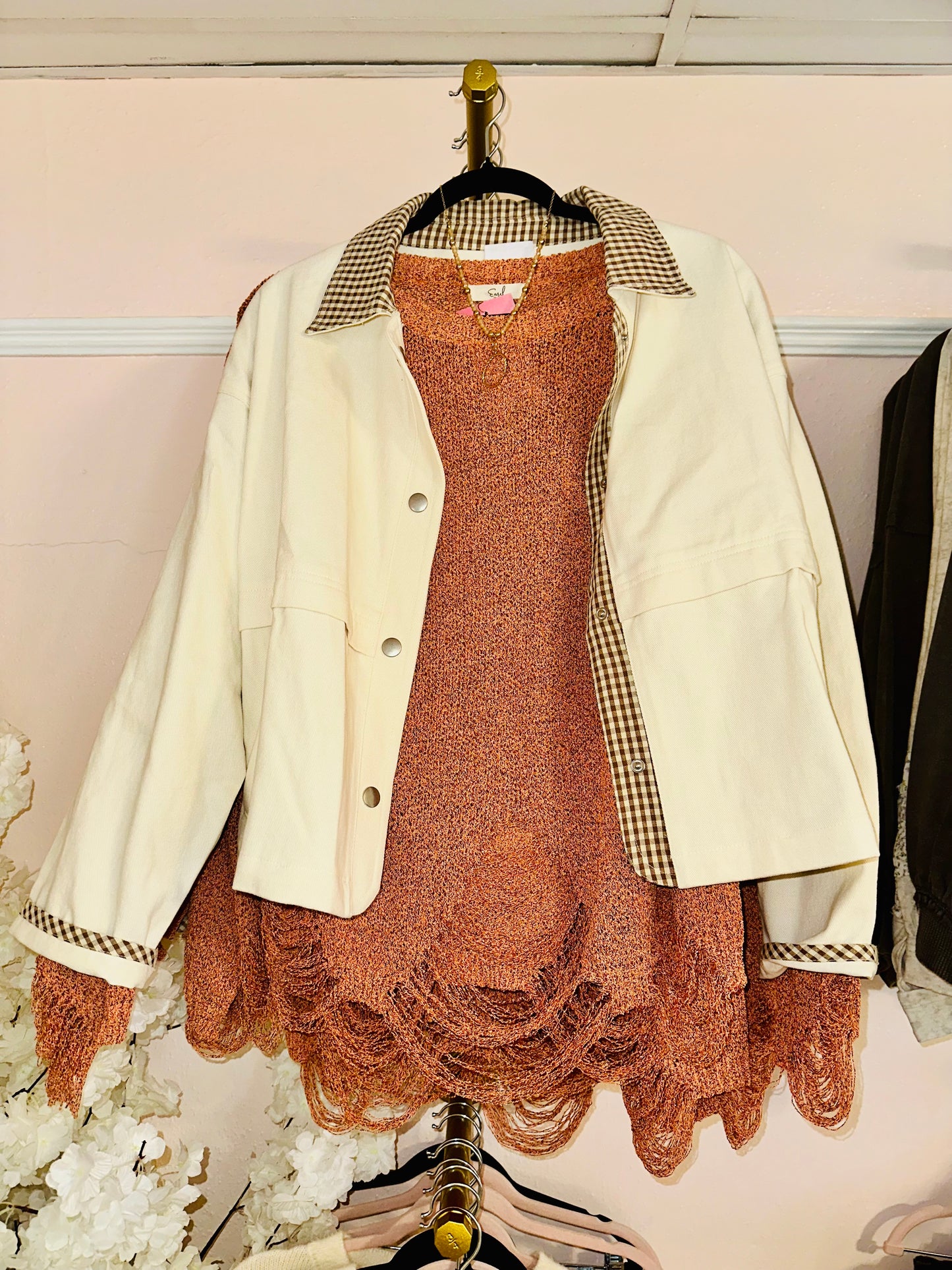 Distressed Knitted Sweater