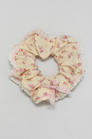 Floral Hair Scrunchie