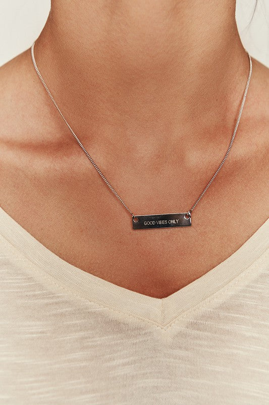 Good Vibes Only-Necklace