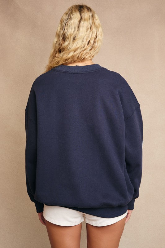 Navy Cowboy Sweatshirt