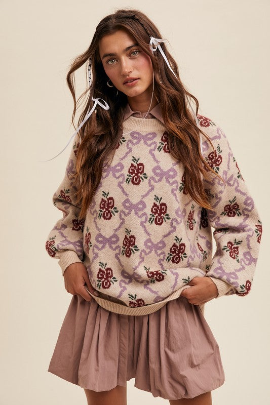 Berries & Bows-Sweater