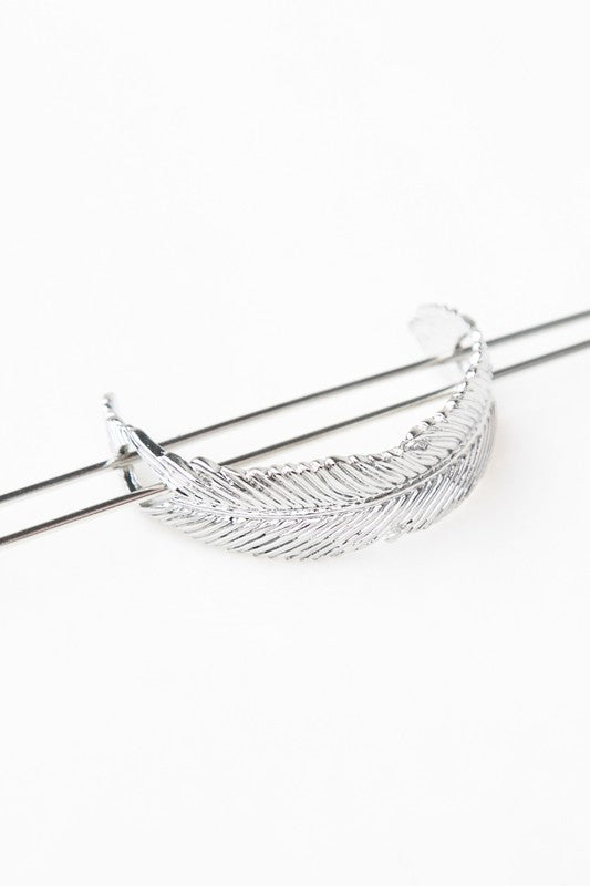 Feather Bun Cuff