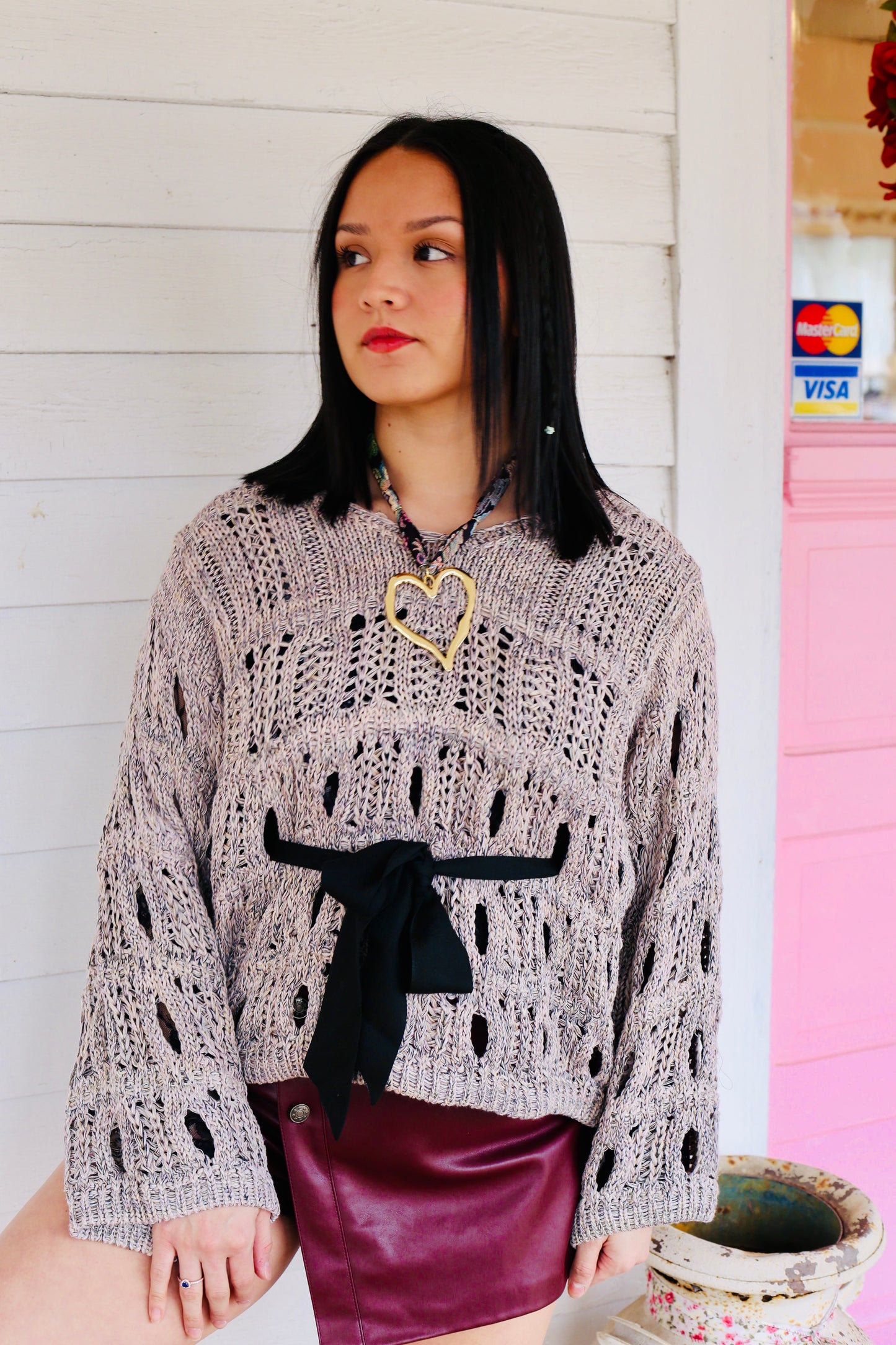 For the Love of Bows Sweater