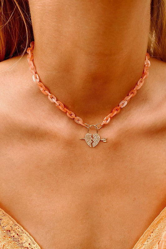 Broken Heart Necklace