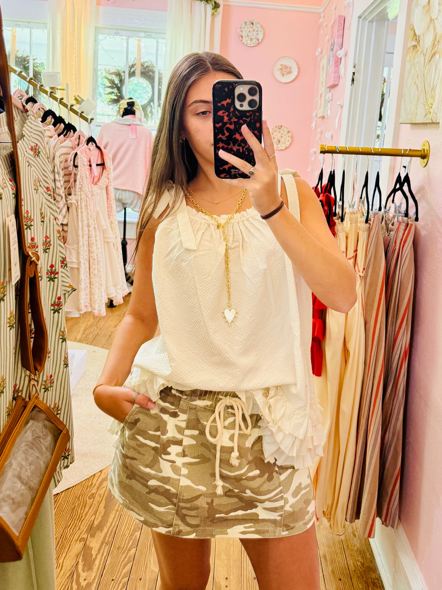 Utility Twill Skort
