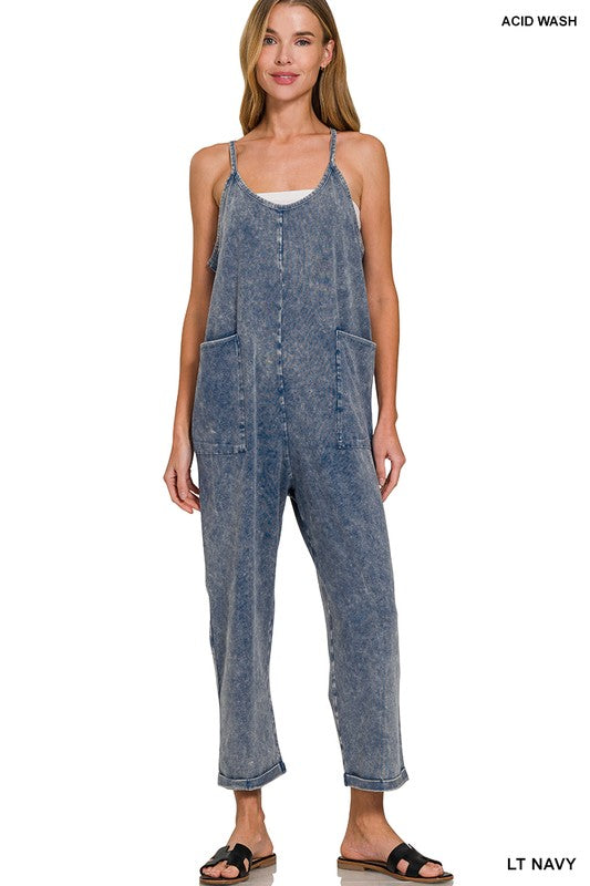 Acid Wash Overalls