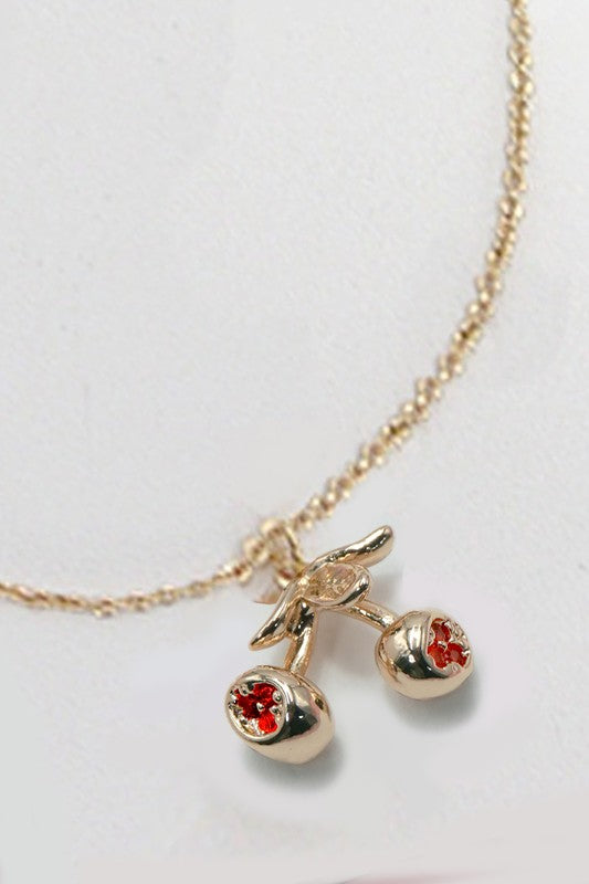 Cherry Charm Necklace