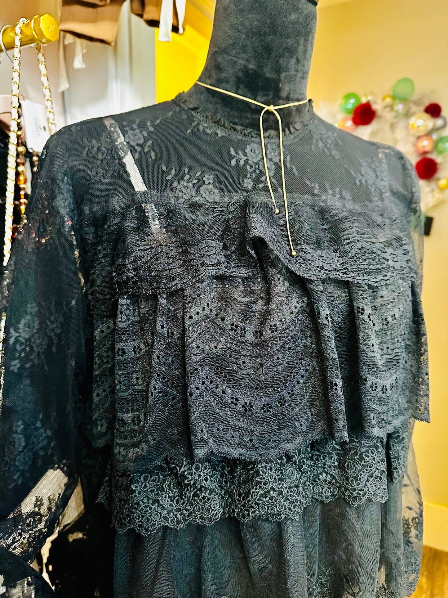 Ruffle Layering Blouse