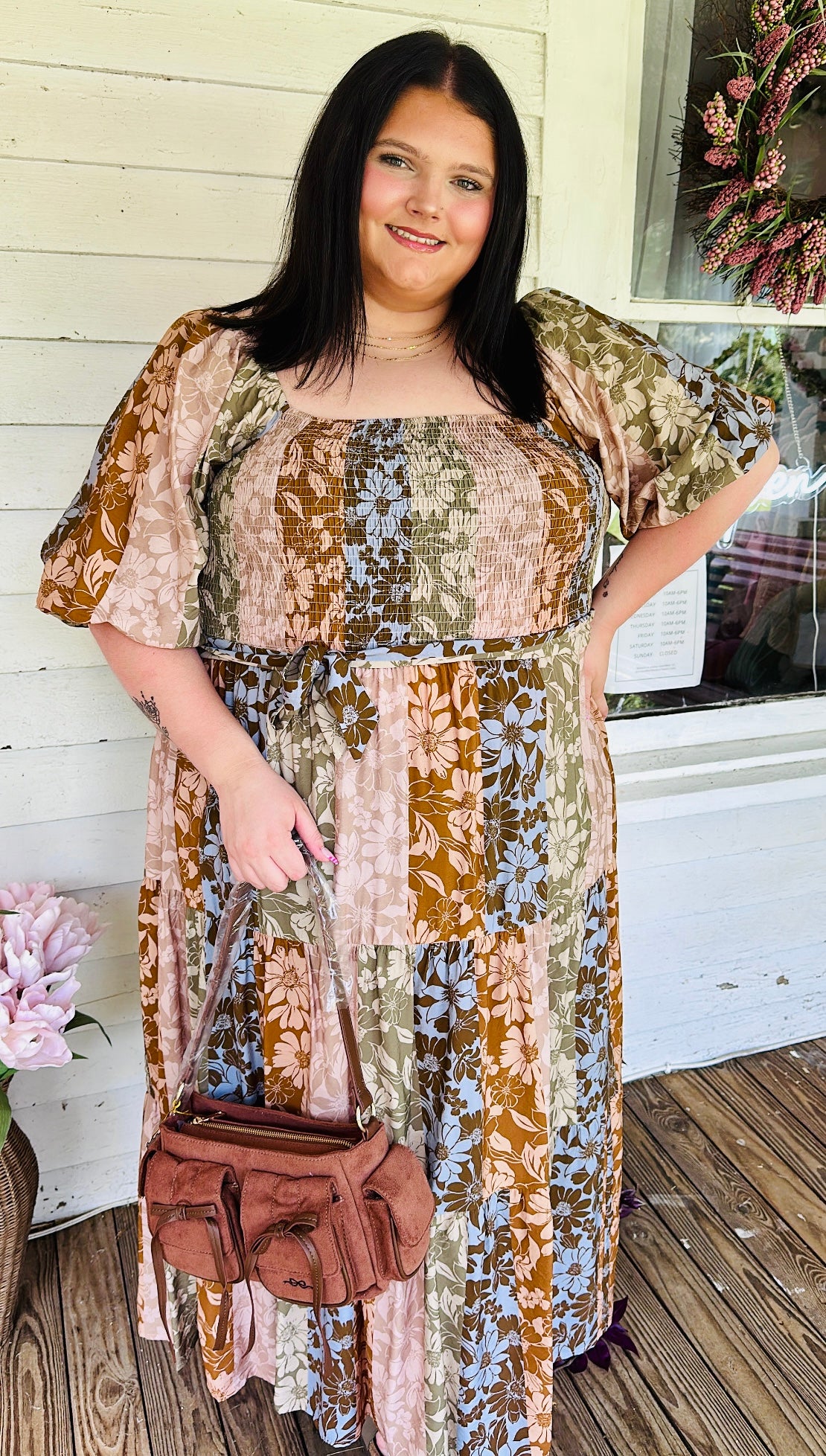 Fall Medley Midi Dress