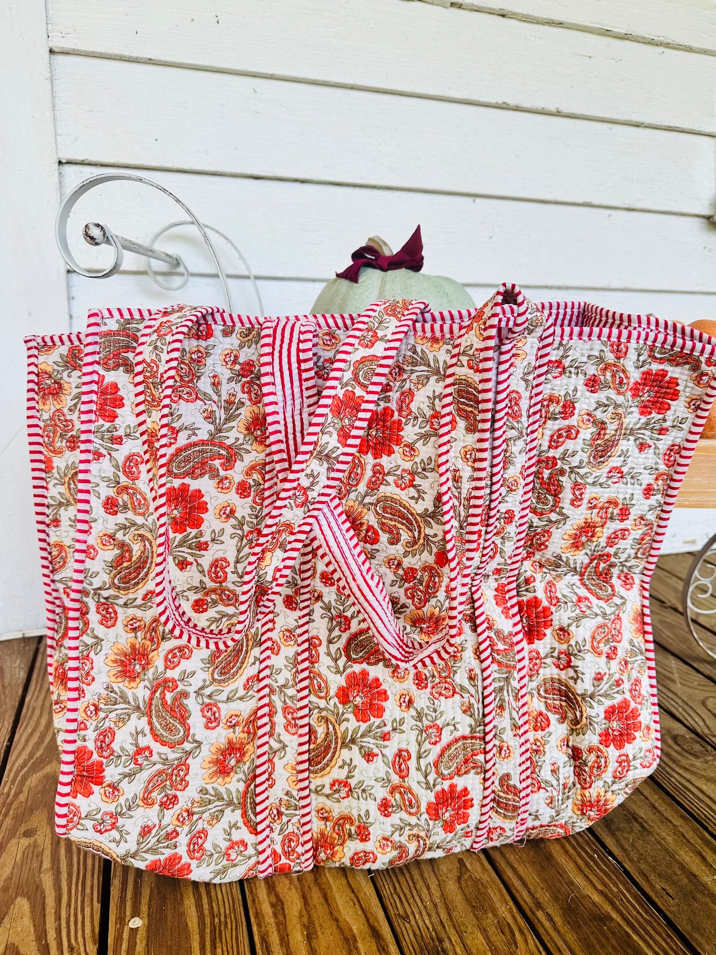 Cotton Quilted Bag Tote