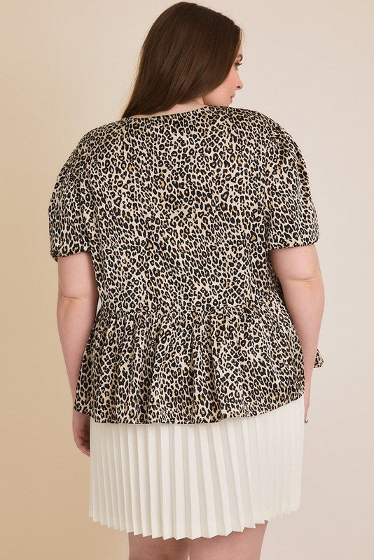 PLUS-Print & Bows-Top
