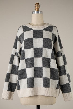 Check Sweater