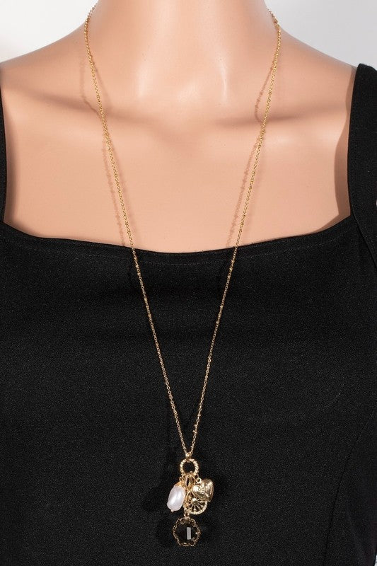 Long Charm Necklace