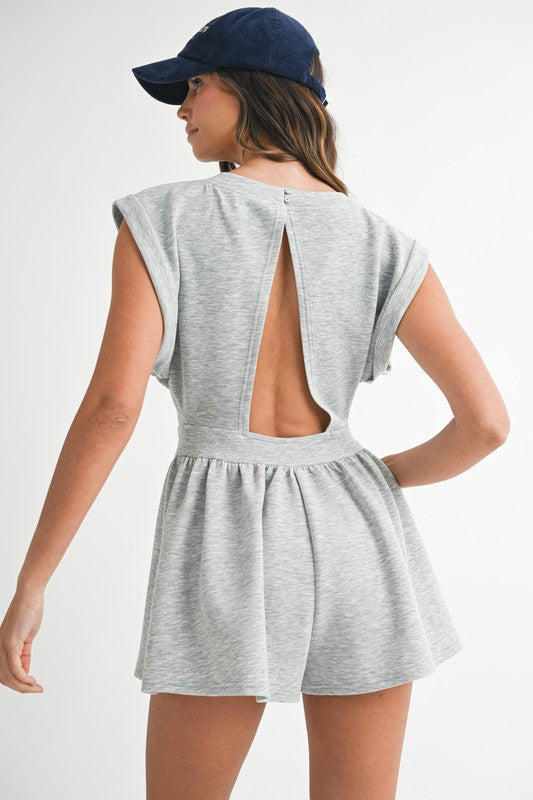 Open Back Romper
