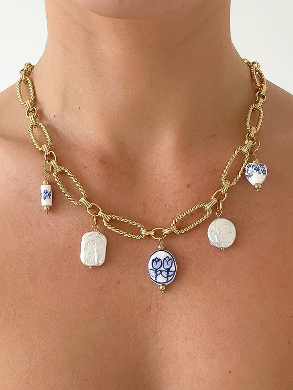 Floral Chain Necklace
