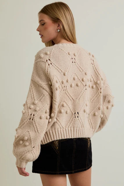 Velvet Tie Cardigan