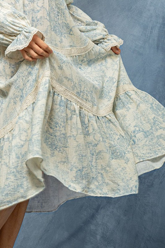 Boho Off-Shoulder Maxi Dress