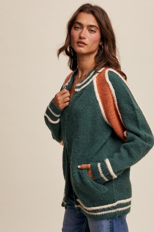 Tennis Court Cardigan