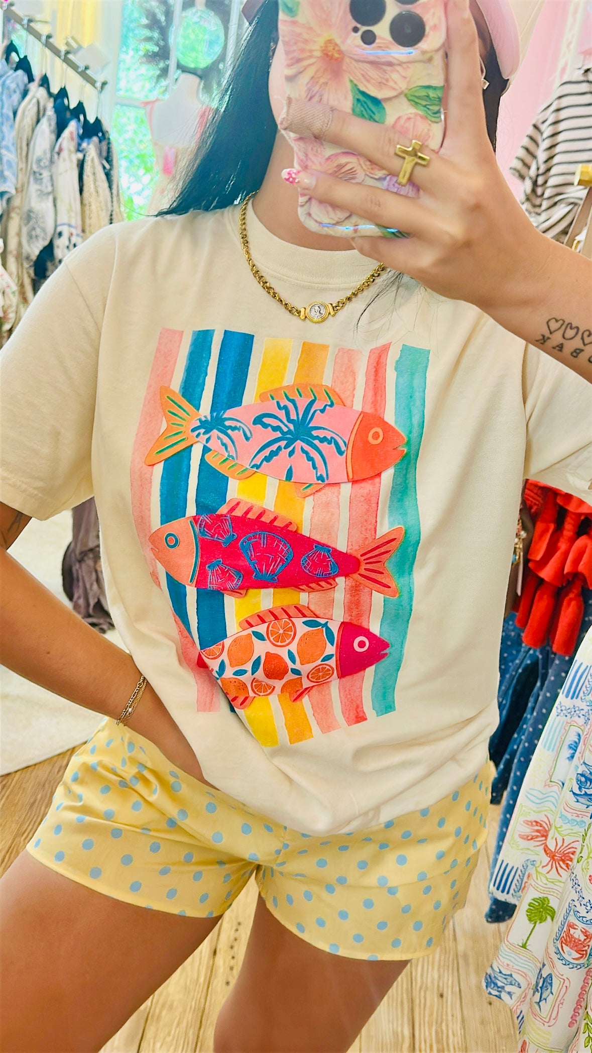 Vibrant Fish Tee