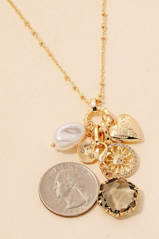 Long Charm Necklace