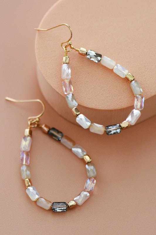 Glass Crystal Earrings