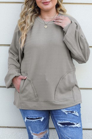 PLUS-Ribbed Top