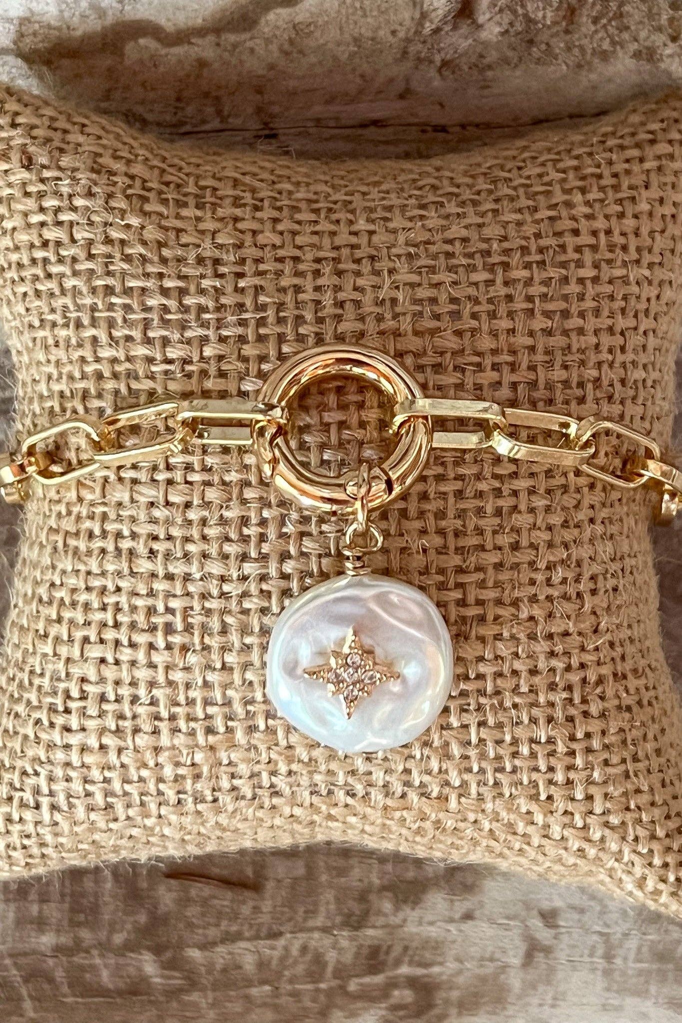 Pearl Star Bracelet
