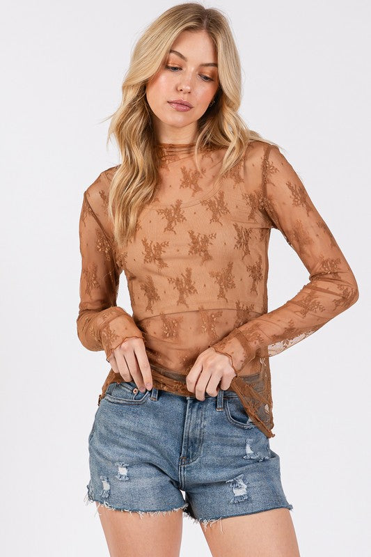 Underneath Lace Top