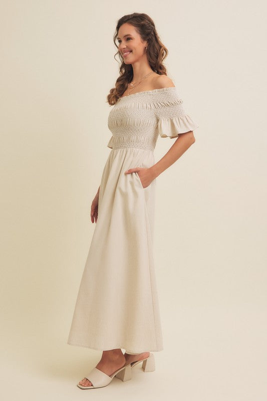 Linen Maxi Dress