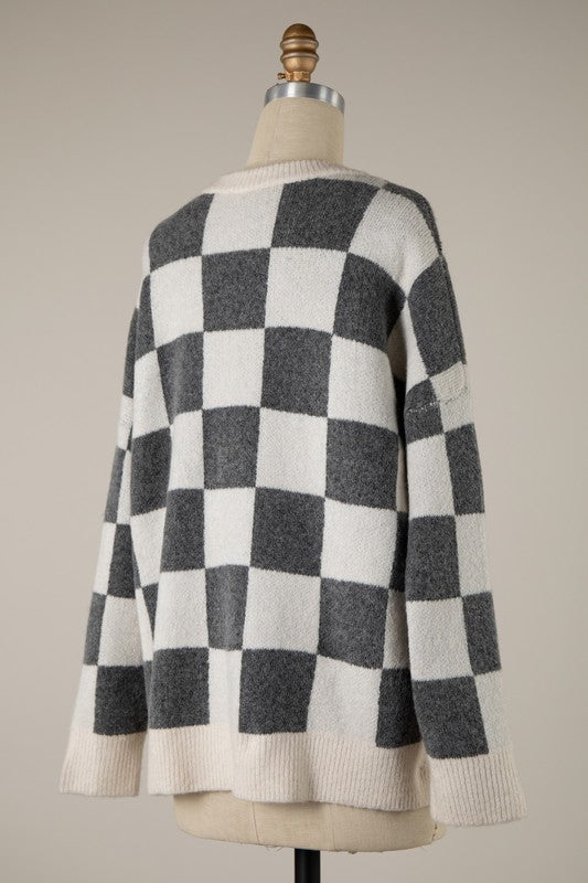 Check Sweater