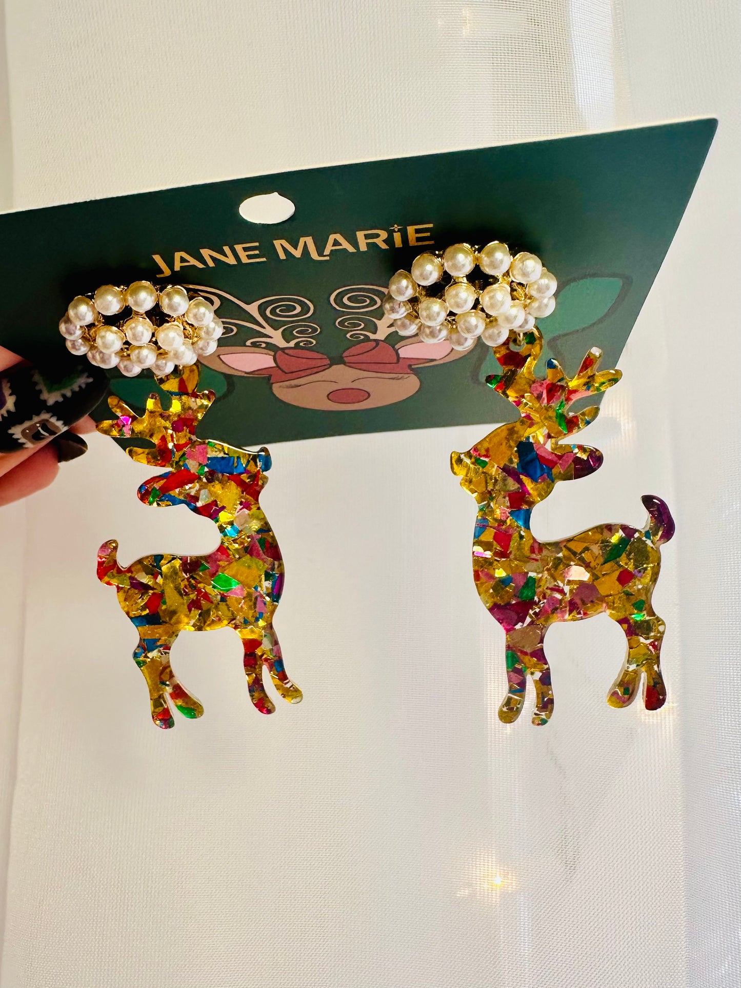 Jane Marie Reindeer Earrings