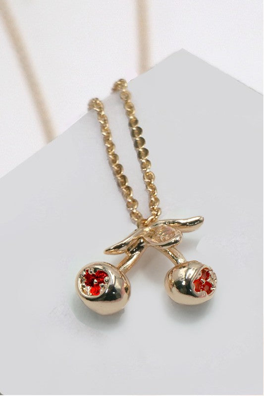 Cherry Charm Necklace