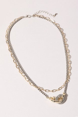 Link Ring Necklace