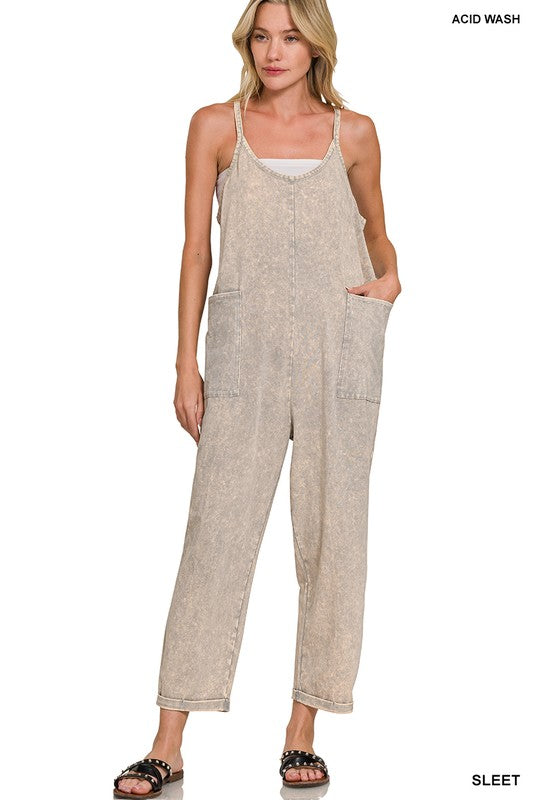 Acid Wash Overalls