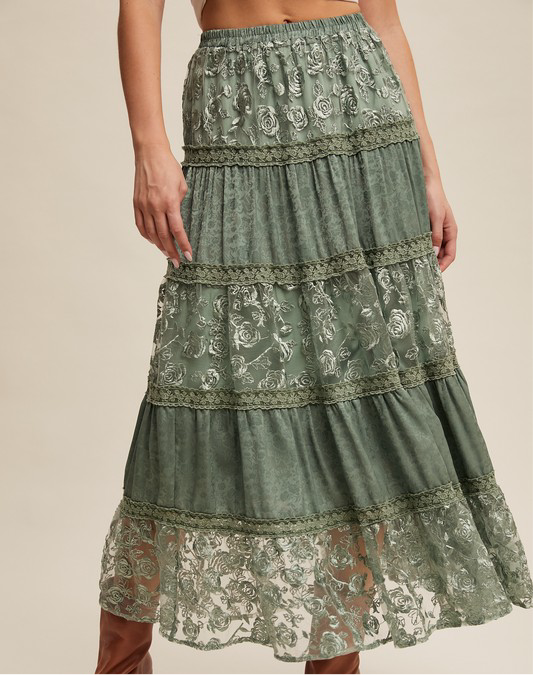 Lace Maxi Skirt