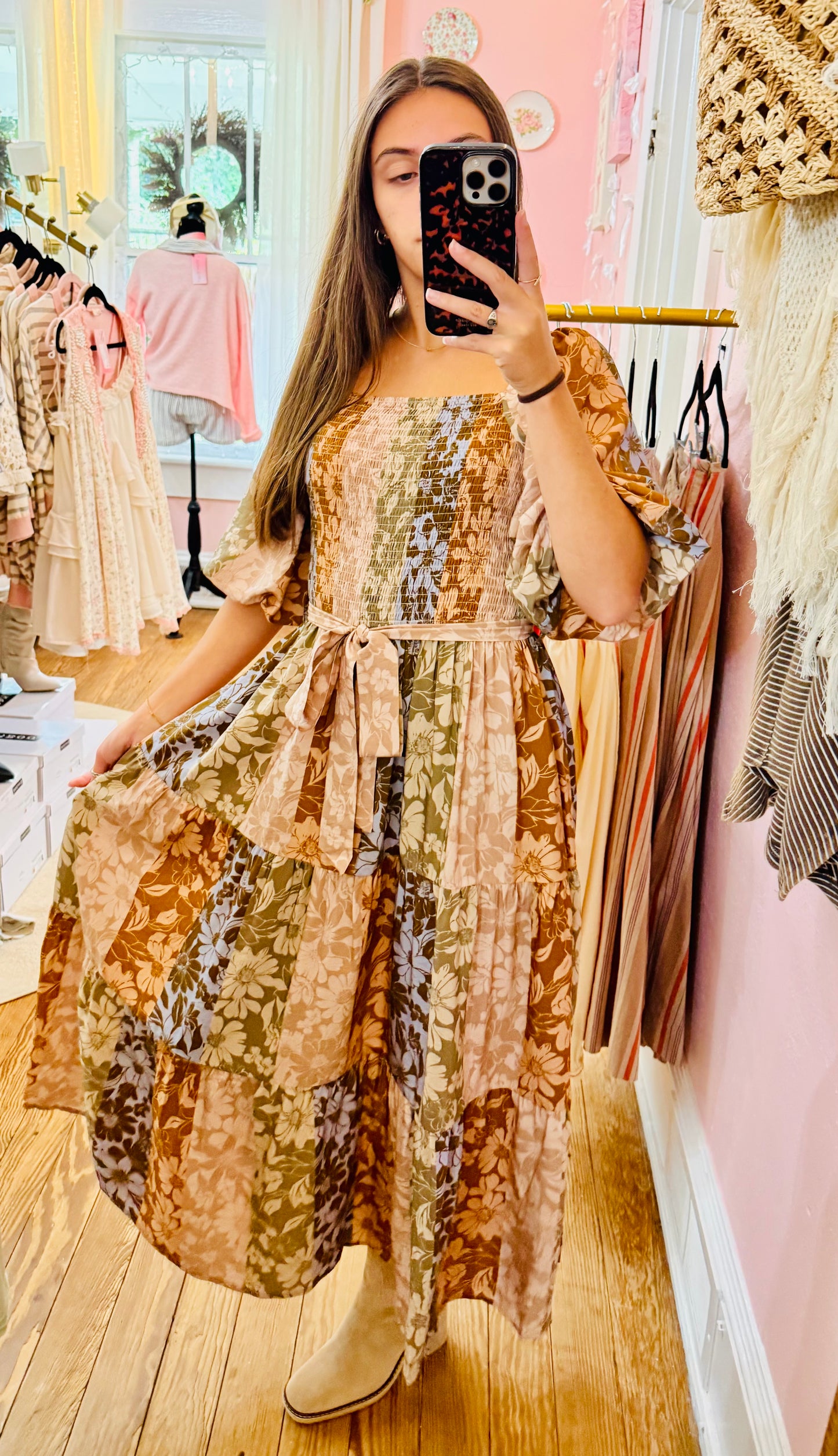 Fall Medley Midi Dress