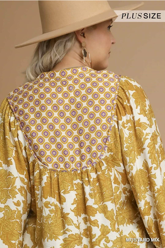 PLUS-Mustard Mix Top