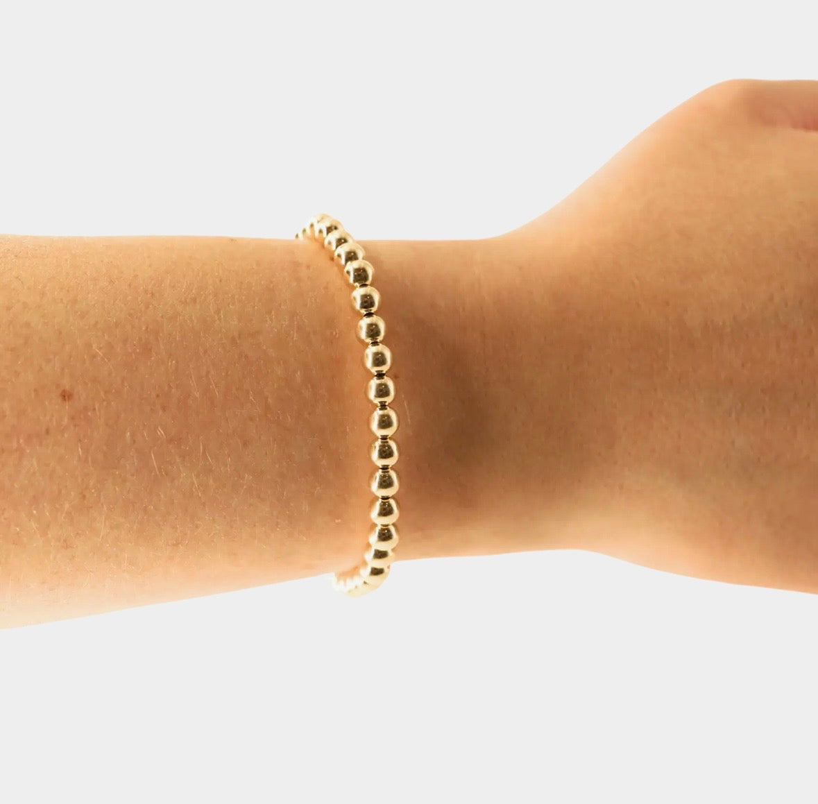 Beaded Blondes-5mm Gold Bracelet