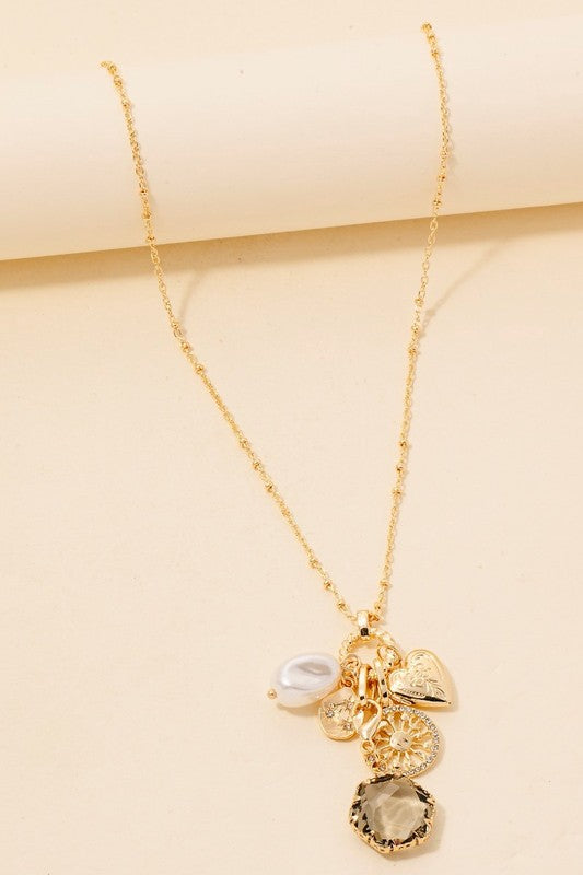 Long Charm Necklace