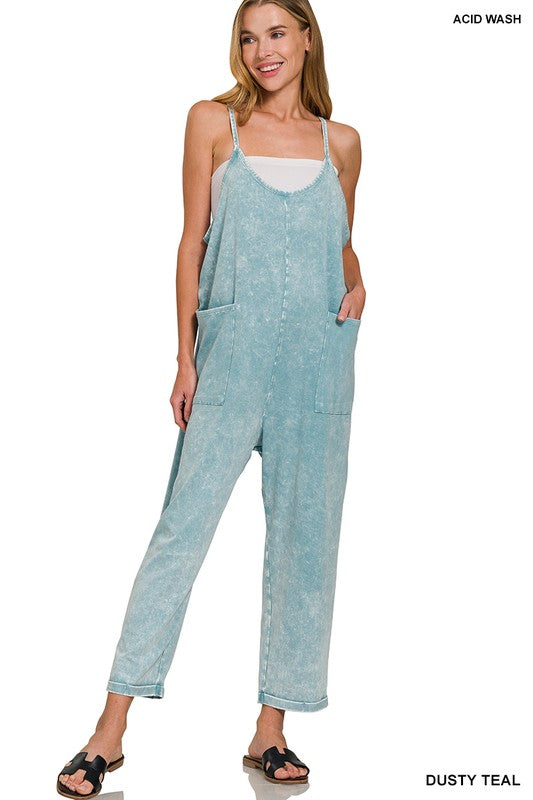 Acid Wash Overalls