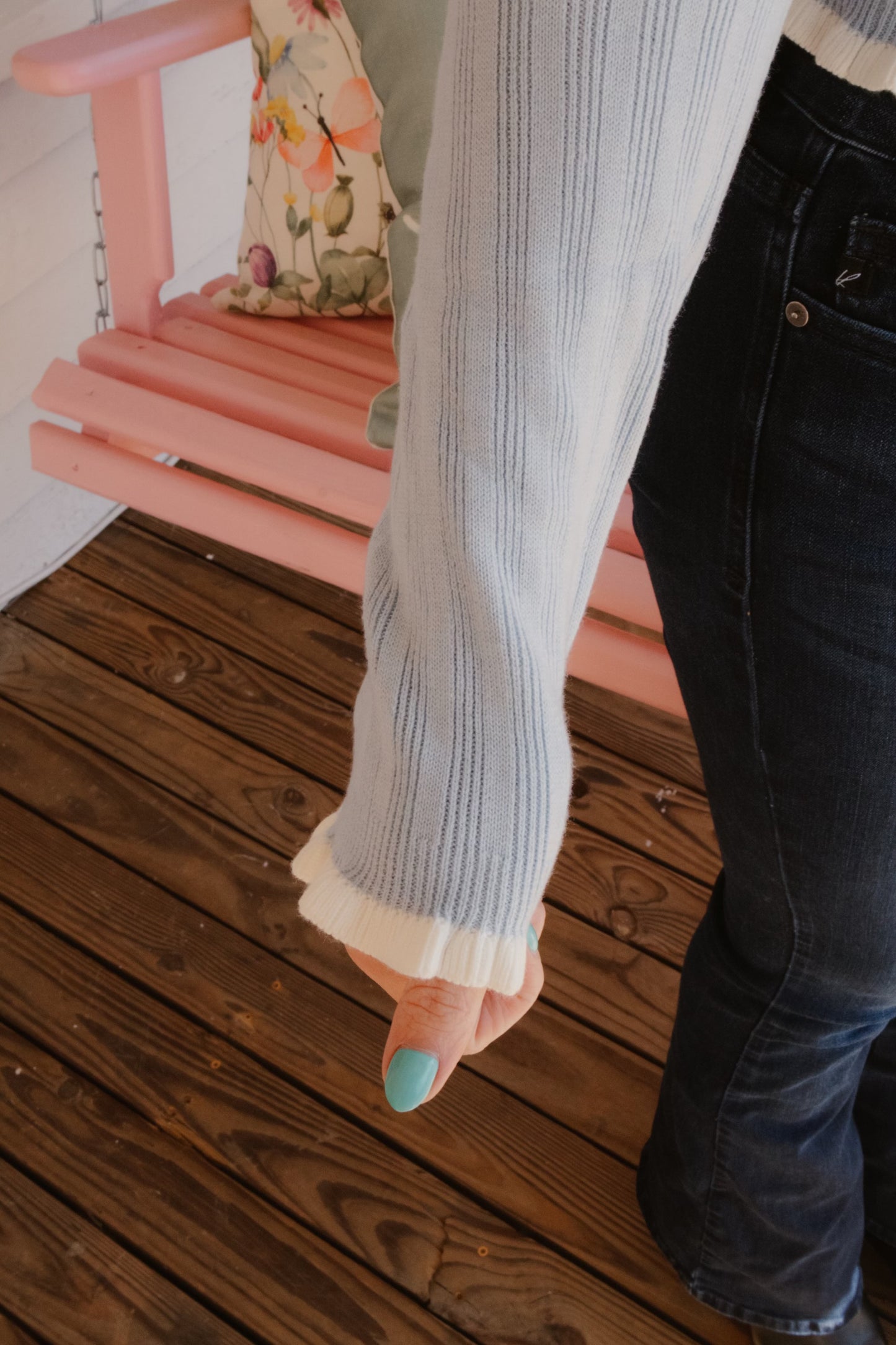 Baby Blue Top