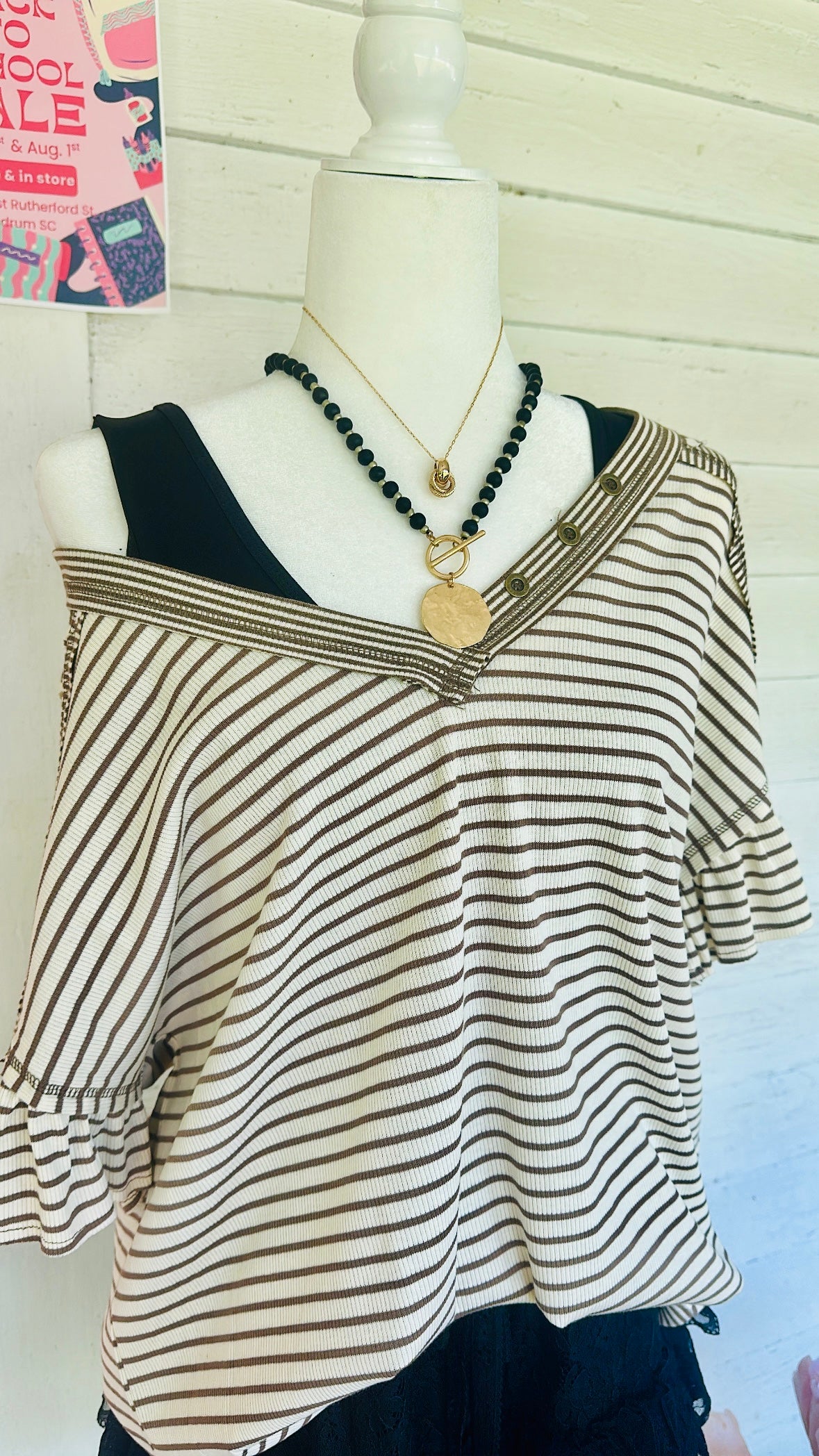 The Hadley Flutter Sleeve Top